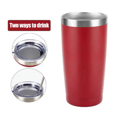 20 OZ Ατσάλινο Απομονωμένο Κουτί κρασιού Βιώσιμη σκόνη επικαλυμμένη