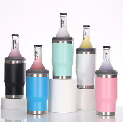14oz 3 σε 1 Custom OEM καφέ Tumbler Mug Cola Κρατητής ανοξείδωτου χάλυβα μπύρα κουτί ψυκτικό