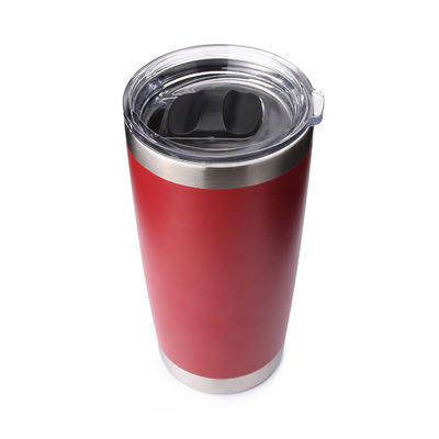 20 oz Metal Tumbler Blank Red με μαγνητικό κάλυμμα Slider OEM ODM