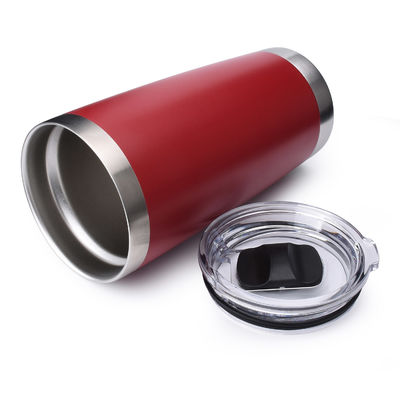 20 oz Metal Tumbler Blank Red με μαγνητικό κάλυμμα Slider OEM ODM