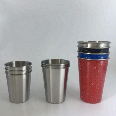 18/8 βαθμού μονωμένη ανοξείδωτο κούπα 16oz 450ml μπύρας μπουκαλιών κόκκινη χρυσή