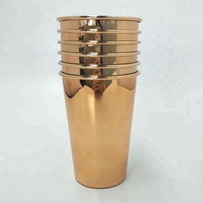 18/8 βαθμού μονωμένη ανοξείδωτο κούπα 16oz 450ml μπύρας μπουκαλιών κόκκινη χρυσή