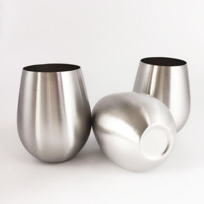 Μονωμένα γυαλιά κρασιού μπουκαλιών 18oz 500ml χρώματος φύσης ανοξείδωτο