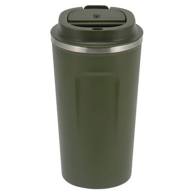 17oz στενή κούπα ανοξείδωτου σχεδίου σώματος, μονωμένο καφές Leakproof καπάκι κουπών