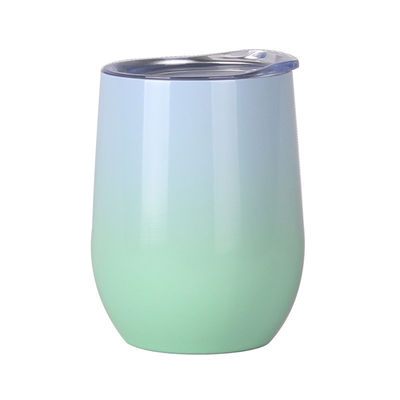 12oz άσπρη κούπα καφέ ανοξείδωτου διπλοτειχισμένη