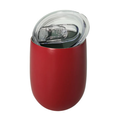 κούπα ανοξείδωτου 360ml 480ml με το καπάκι, μονωμένη καφές κόκκινη εκτύπωση κουπών