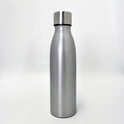 17oz ανοξείδωτο αθλητικό μπουκάλι χρώματος φύσης, κενό αθλητικό μπουκάλι με το λαϊκό επάνω καπάκι
