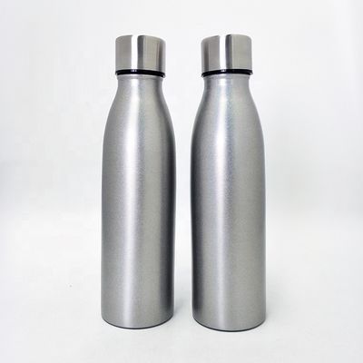 17oz ανοξείδωτο αθλητικό μπουκάλι χρώματος φύσης, κενό αθλητικό μπουκάλι με το λαϊκό επάνω καπάκι