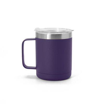 10oz ελεύθεροι προσαρμοσμένοι επαναχρησιμοποιήσιμοι ανατροπείς κουπών BPA καφέ ανοξείδωτου