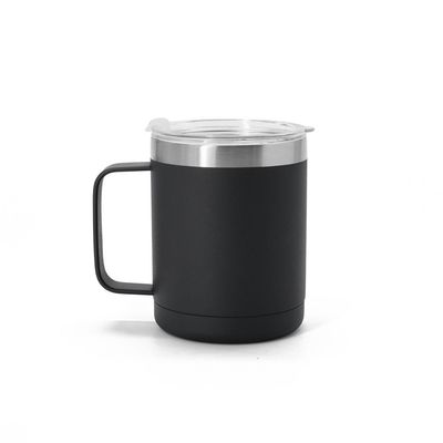10oz ελεύθεροι προσαρμοσμένοι επαναχρησιμοποιήσιμοι ανατροπείς κουπών BPA καφέ ανοξείδωτου