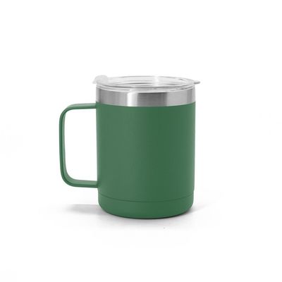10oz ελεύθεροι προσαρμοσμένοι επαναχρησιμοποιήσιμοι ανατροπείς κουπών BPA καφέ ανοξείδωτου