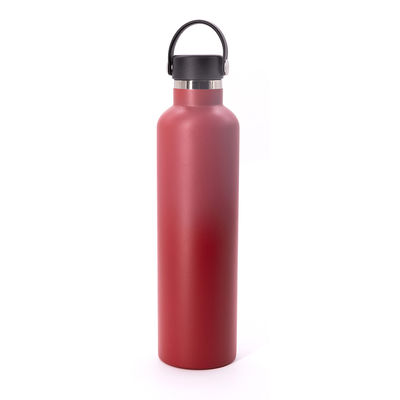 18oz 21oz 24oz σκουπίζουν το μονωμένο μπουκάλι, στενό λογότυπο αποτύπωσης σε ανάγλυφο στοματικών φιαλών με ηλεκτρική σκούπα