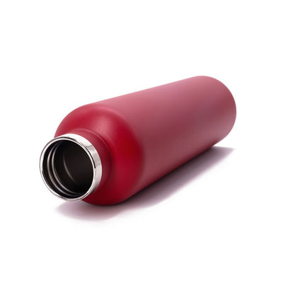 18oz 21oz 24oz σκουπίζουν το μονωμένο μπουκάλι, στενό λογότυπο αποτύπωσης σε ανάγλυφο στοματικών φιαλών με ηλεκτρική σκούπα