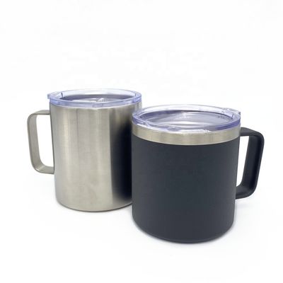 12oz μονωμένοι ανοξείδωτο ανατροπείς με προσαρμοσμένο το λαβές λογότυπο